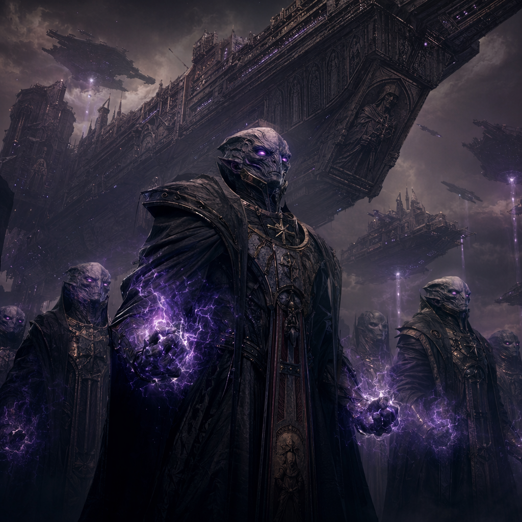 Midorians — The Midorians crossed the galactic rift four hundred years ago, driven from the Magellan galaxy by the collapse of their home cluster